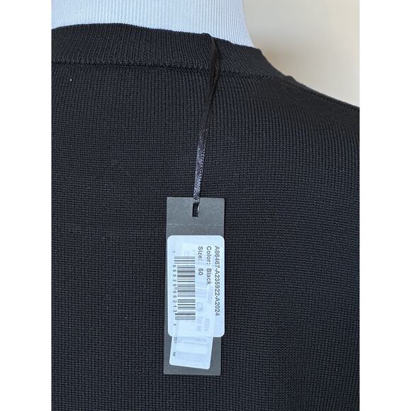 NWT Versace Medusa Logo Wool Knit Sweater Black 40 US (50 Eu) Italy A86467 - Picture 11 of 14